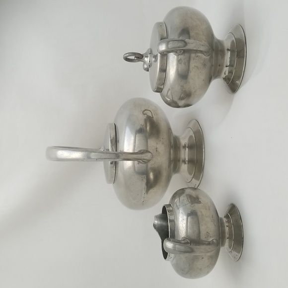 Art Deco Insico Pewter Tea Set - Picture 13 of 16